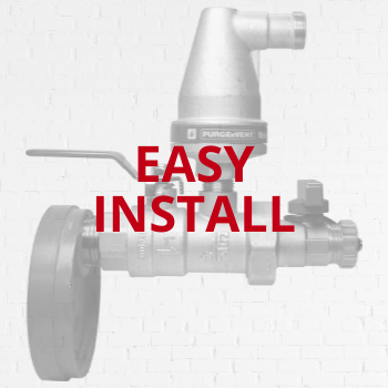 Air vent with end cap for fast install